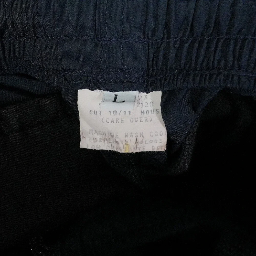 Mocean Tactical Cargo Pants Navy Blue Reflective Zipper Hem Mens Large USA 2020